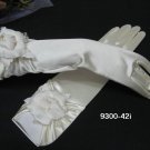 Elbow Gloves; Fashion Accessories;Floral satin Bridal Gloves;Wedding Bride Accessories#42i