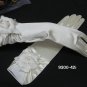 Elbow Gloves; Fashion Accessories;Floral satin Bridal Gloves;Wedding Bride Accessories#42i
