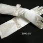 Elbow Gloves; Fashion Accessories;Floral lace satin Bridal Gloves;Wedding Bride Accessories#57i