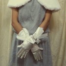 Elbow Gloves; Fashion Accessories;Floral lace satin Bridal Gloves;Wedding Bride Accessories#1i