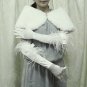 Elbow Gloves; Fashion Accessories;Floral lace satin Bridal Gloves;Wedding Bride Accessories#5w