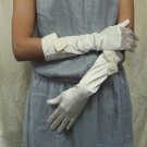 Elbow Gloves; Fashion Accessories;Floral lace satin Bridal Gloves;Wedding Bride Accessories#78i