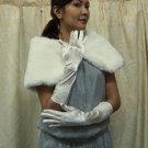 Elbow Gloves; Fashion Accessories;Floral lace satin Bridal Gloves;Wedding Bride Accessories#94i