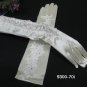 French Lace Elbow Gloves; Pearl Satin bridal Gloves;Wedding Glove; Bridesmaid Accessories#70i