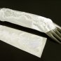 French Lace Finger-less Gloves; Pearl Satin bridal Gloves;Wedding Glove; Bridesmaid Accessories#75i