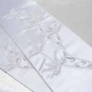 White Elbow Gloves;Embroidery Pearl Satin bridal Gloves;Wedding Glove; Bridesmaid Accessories#3w