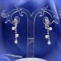 Dangle Pearl Wedding clip Choker set ;Bridal Tiara;Bridesmaid accessories;Bride Necklace set#050