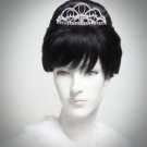 Opera Tiara;Bridesmaid Hair accessories;Bridal Comb; Silver Teen Girl Comb ;Bride Tiara#6804