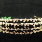Opera Tiara;Bridesmaid Hair accessories;Bridal Comb;Golden Twin Wedding Headband;Teen Girl Comb#534g