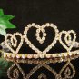Golden Wedding Headpiece ;Opera Tiara;Bridesmaid Hair accessories;Bridal Bride regal#8236g