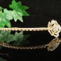 Glamour Golden Wedding Headpiece ;Opera Dancer Tiara;Bridesmaid Hair accessories#9137g