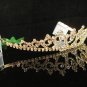 Glamour Golden Wedding Headpiece ;Opera Dancer Tiara;Bridesmaid Hair accessories#509g