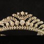 Glamour Golden Wedding Headpiece ;Opera Dancer Tiara;Bridesmaid Hair accessories#783g