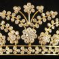 Glamour Golden Wedding Headpiece ;Opera Dancer Tiara;Bridesmaid Hair accessories#783g