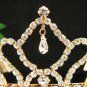 Glamour Golden Wedding Headpiece ;Opera Dancer Tiara;Bridesmaid Hair accessories#816