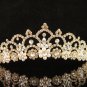 Glamour Golden Wedding Headpiece ;Opera Dancer Tiara;Bridesmaid Hair accessories#3053g