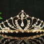 Sweetheart Golden Wedding Headpiece ;Opera Dancer Tiara;Bridesmaid Hair accessories#960g