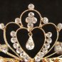 Sweetheart Golden Wedding Headpiece ;Opera Dancer Tiara;Bridesmaid Hair accessories#960g