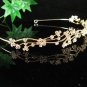 Delicate Golden Wedding Headband ;Opera Dancer Tiara;Bridesmaid Hair accessories#4962g