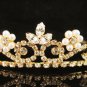 Fancy Golden Wedding Headband ;Opera Dancer Tiara;Bridesmaid Hair accessories#6812g