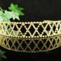 Fancy Golden Wedding Headband ;Opera Dancer Tiara;Bridesmaid Hair accessories#1446g