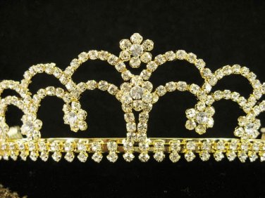 Fancy Golden Wedding Headband ;Opera Dancer Tiara;Bridesmaid Hair accessories#49g