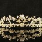 Alloy Glamour Golden Wedding Headpiece ;Opera Dancer Tiara;Bridesmaid Hair accessories#1175g