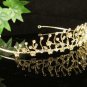 Floral Glamour Birthday Headpiece ;Bride Regal;Dancer Tiara;Party Occasion Hair accessories#1370g