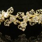 Floral Glamour Wedding Headband ;Crystal Bride Regal Tiara;Party Occasion Hair accessories#1404g