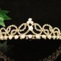 Floral Glamour Wedding Headpiece ;Crystal Bride Regal Tiara;Party Occasion Hair accessories#1411g