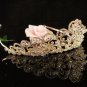Glamour Sweet Wedding Headpiece ;Crystal Bride Regal Tiara;Party Occasion Hair accessories#1415g