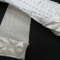 Handmade 14.5"satin ivory bridal gloves;elegance pearl wedding gloves;bride accessories #60i