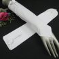Matte elbow bridal gloves;fingerless wedding gloves;opera;dancer Accessories #70w