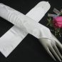 Satin elbow bridal gloves;fingerless wedding gloves;opera;dancer Accessories #73w