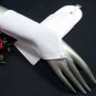 White short bridal gloves;fingerless matte wedding gloves;opera;dancer Accessories #120w