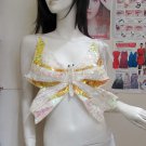 Handmade Sexy sequin Beaded Halter;butterfly hippie top; fashionable beaded dancing belly top#iv