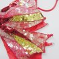 Handmade Sexy sequin Beaded Halter;butterfly hippie top; fashionable beaded dancing belly top#RD