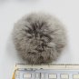 5 piece Handmade Dyed grey Color Rabbit fur boa ; fluffy Thick Feather boa #FB13