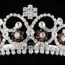 Bridesmaid imperial ;Opera Tiara;wedding regal ;bride elegance silver crystal tiara#790r