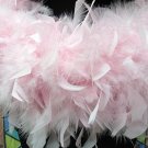 50g Feather Fringe Shawl;Coque Rooster fluffy stole; thick Marabou feather boa wrap#1p