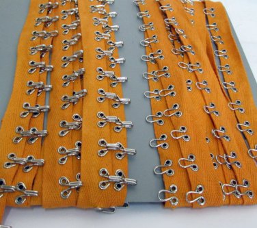 Garment Accessories;36 inch Hook and Eye Metal Buckle Tape;Fashion Sewing Notion Tool Trim #or