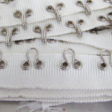 Garment Accessories;36 inch Hook and Eye Fashion Metal Buckle Tape;Sewing Notion Tool Trim #W