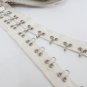 Garment Accessories;36 inch Hook and Eye Fashion Metal Buckle Tape;Sewing Notion Tool Trim #W