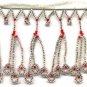 *free shipping** Beaded fringe 38" dangle glass fringe ;opera dancer parts ;garment accessories#1r