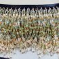 Handmade 38" Long acrylic & glass beaded fringe ;opera dancer parts ;garment accessories#33