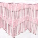 Handmade 38" Long scallop pattern glass beaded fringe ;opera dancer parts ;garment accessories#30p