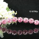 Handmade Bridal silver crystal comb ;wedding tiara;bride headpiece ;opera accessories #8790s