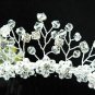Handmade Bridal silver crystal comb ;wedding tiara;bride headpiece ;opera accessories #3145s