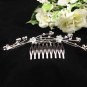 Handmade Bridal silver crystal comb ;wedding tiara;bride headpiece ;opera accessories #2016S