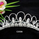 Handmade Bridal silver crystal comb ;wedding tiara;bride headpiece ;opera accessories #2338